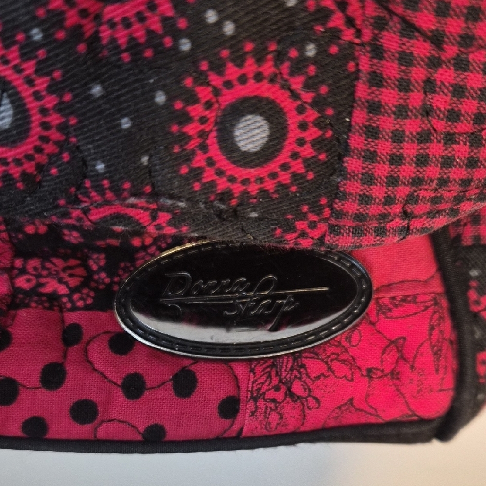 Patchwork Red And Black Shoulder Bag - image 4